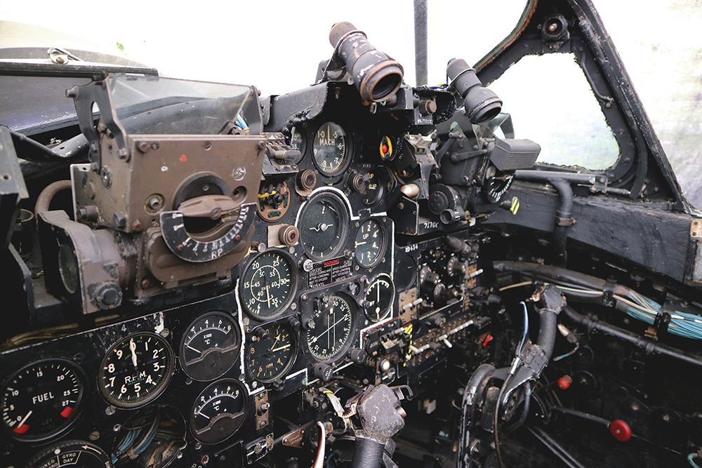 Fenland-Aviation-MuseumDe-Havilland-Vampire-cockpit