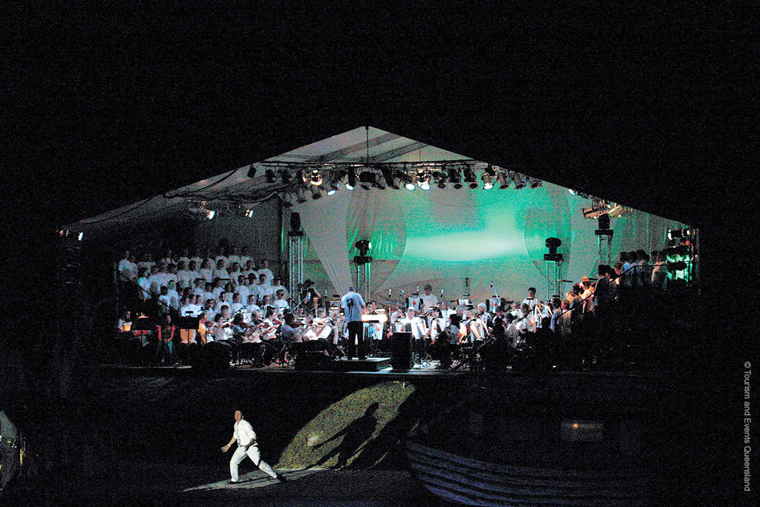 Singing Woodford festival's praises ... and that's not all, folks